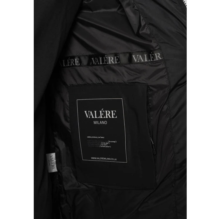 Valere Punto Matte Puffa Jacket - Black - Escape Menswear