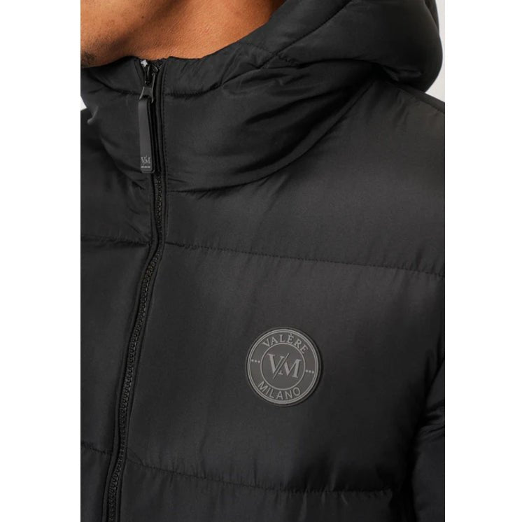 Valere Punto Matte Puffa Jacket - Black - Escape Menswear