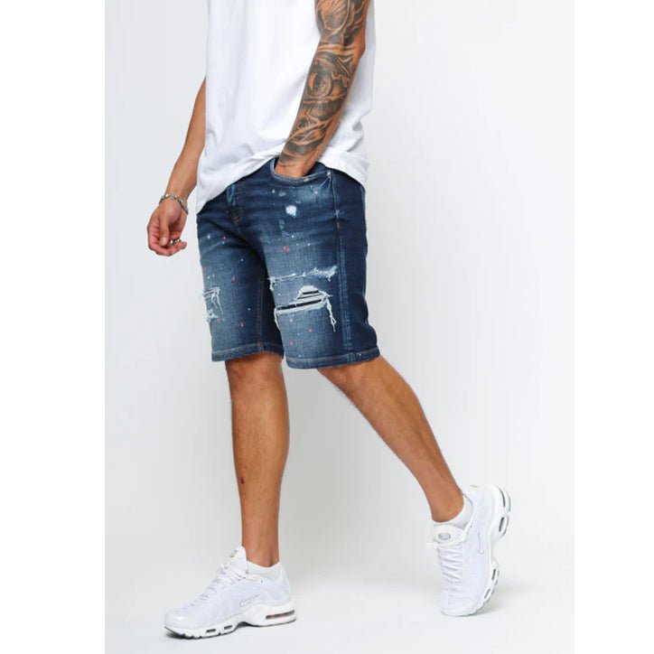 Valere Ricetto Jean Short - Blue - Escape Menswear