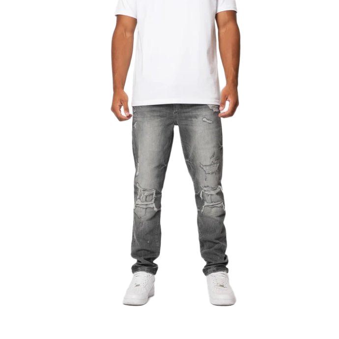 Valere Scalino Jeans - Grey Rip - Escape Menswear
