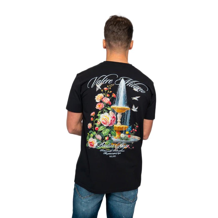 Valere Tanaro T-Shirt - Black - Escape Menswear