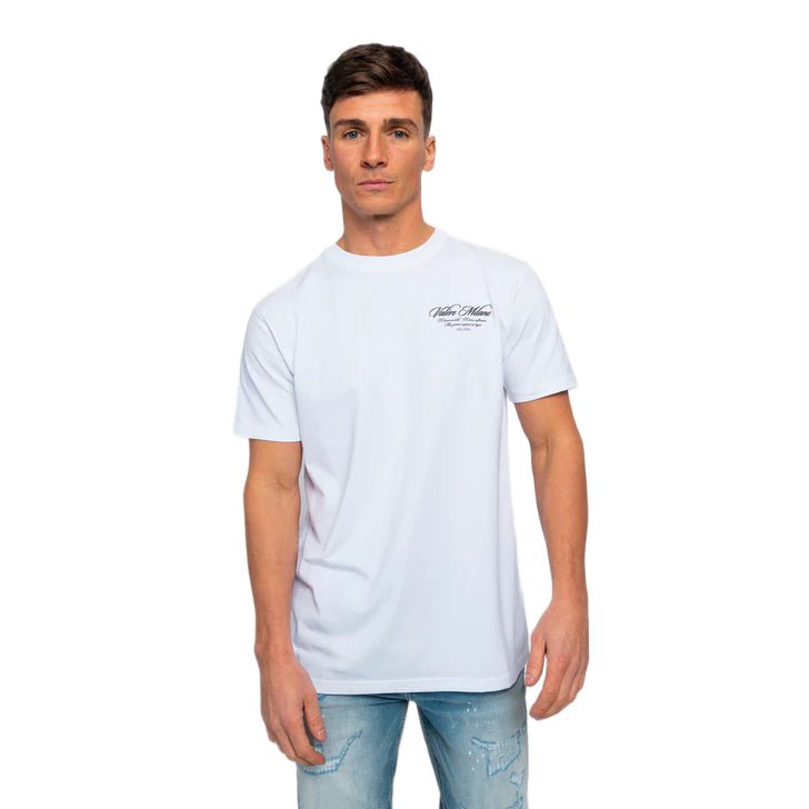 Valere Tanaro T-Shirt - White - Escape Menswear
