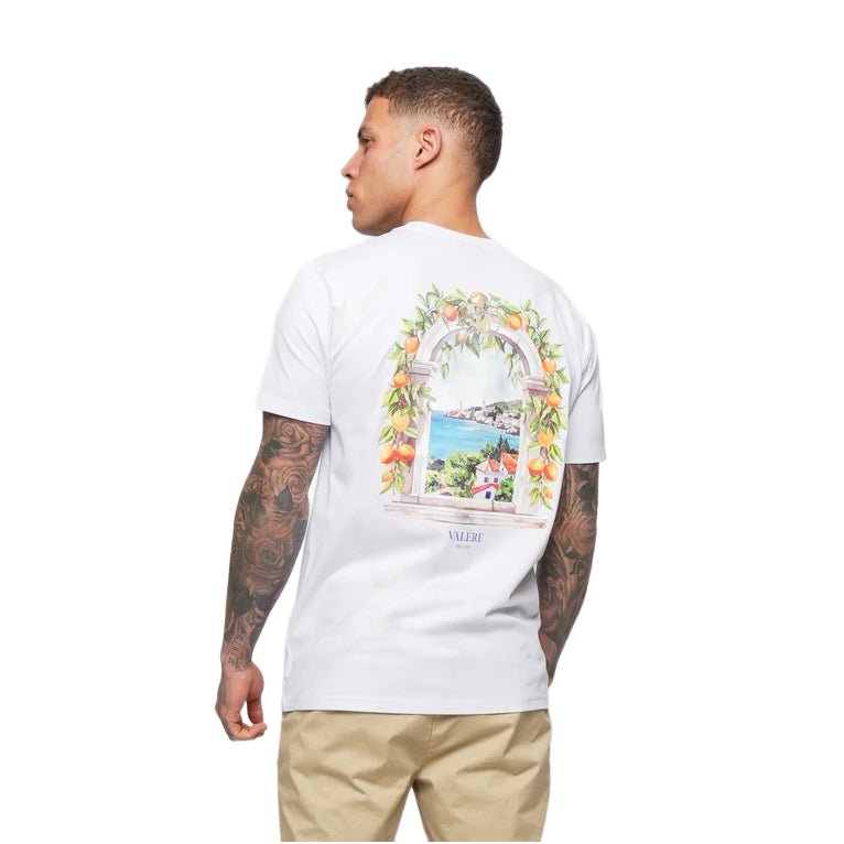 Valere Tarocco T-Shirt - White - Escape Menswear
