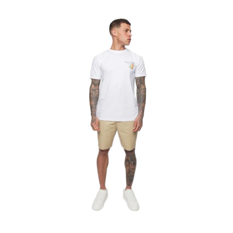 Valere Tarocco T-Shirt - White - Escape Menswear