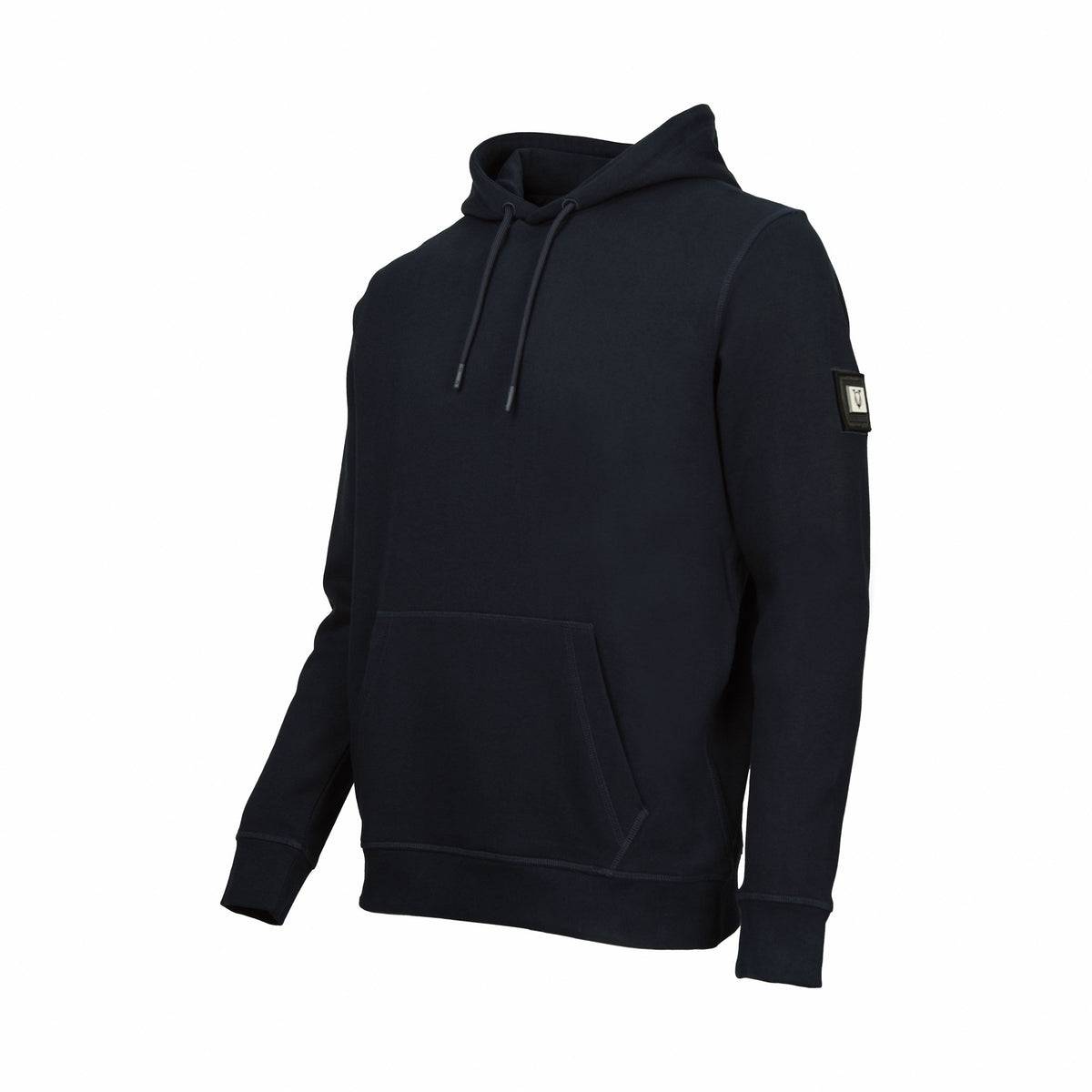 Vito Oliva Badge Hoodie - Navy - Escape Menswear