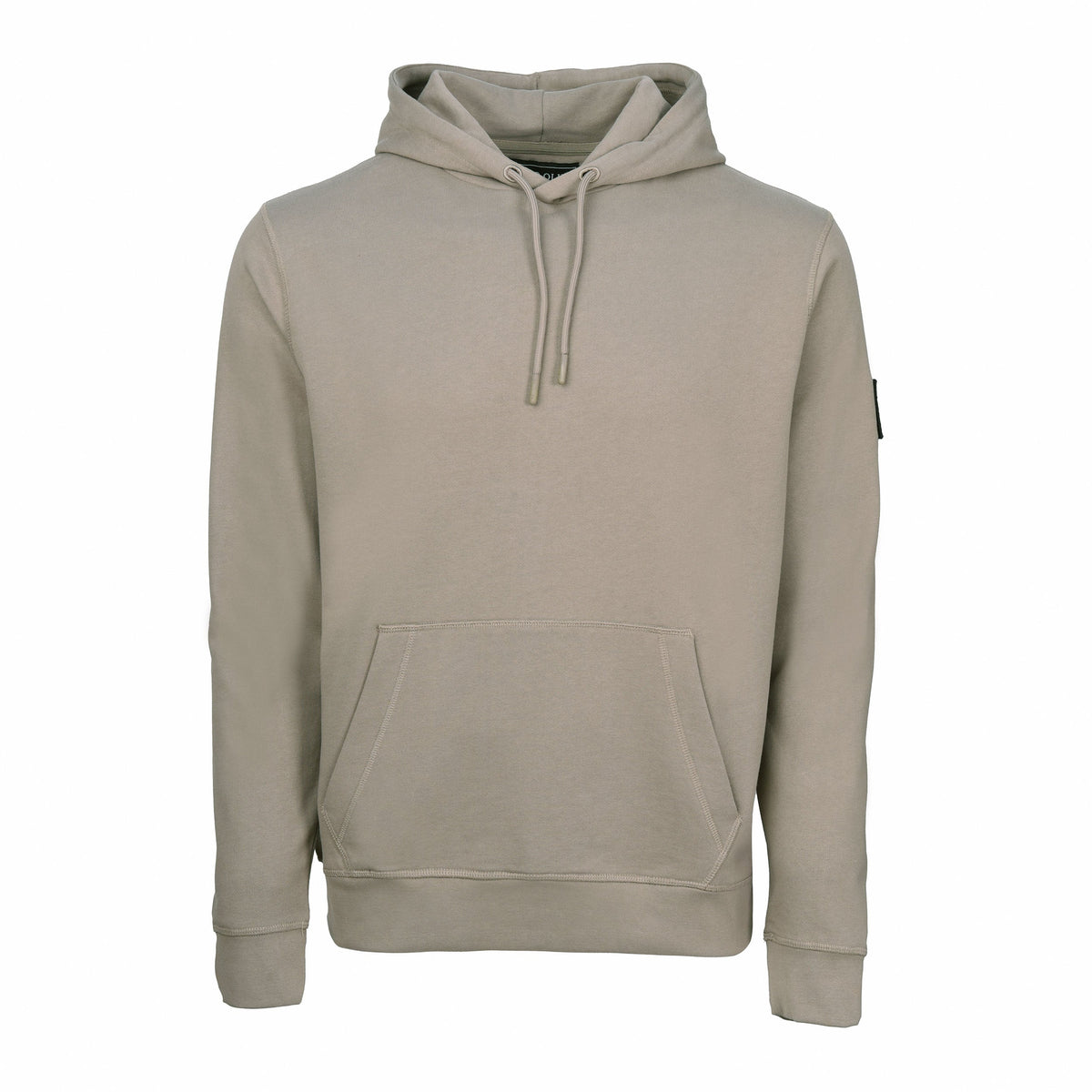 Vito Oliva Badge Hoodie - Stone - Escape Menswear