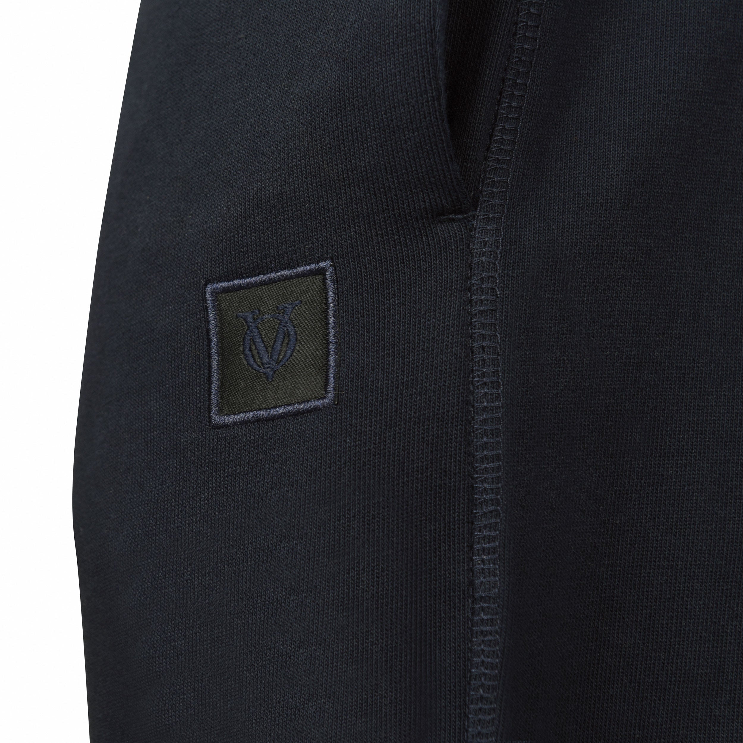 Vito Oliva Badge Joggers - Navy - Escape Menswear