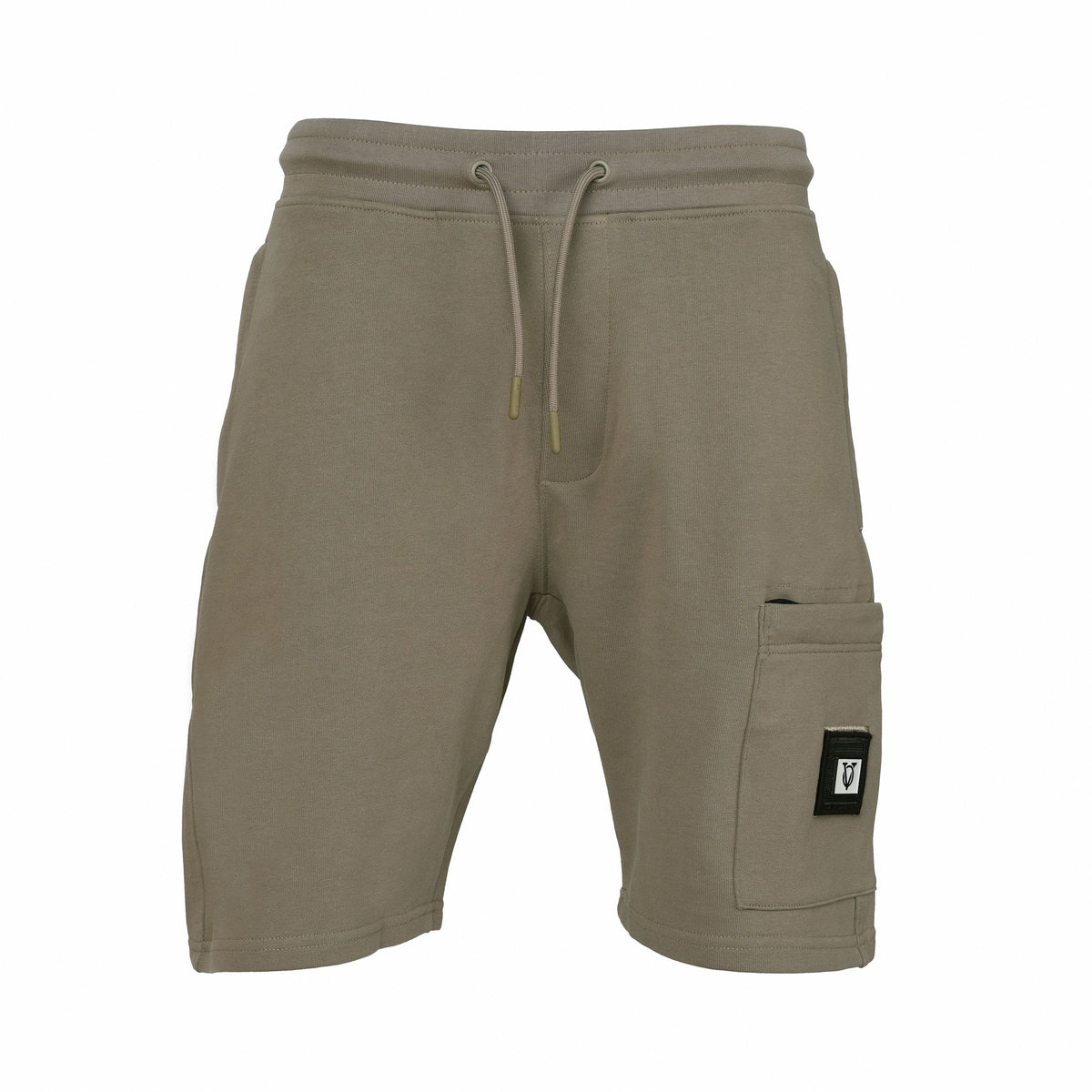 Vito Oliva Badge Short - Stone - Escape Menswear