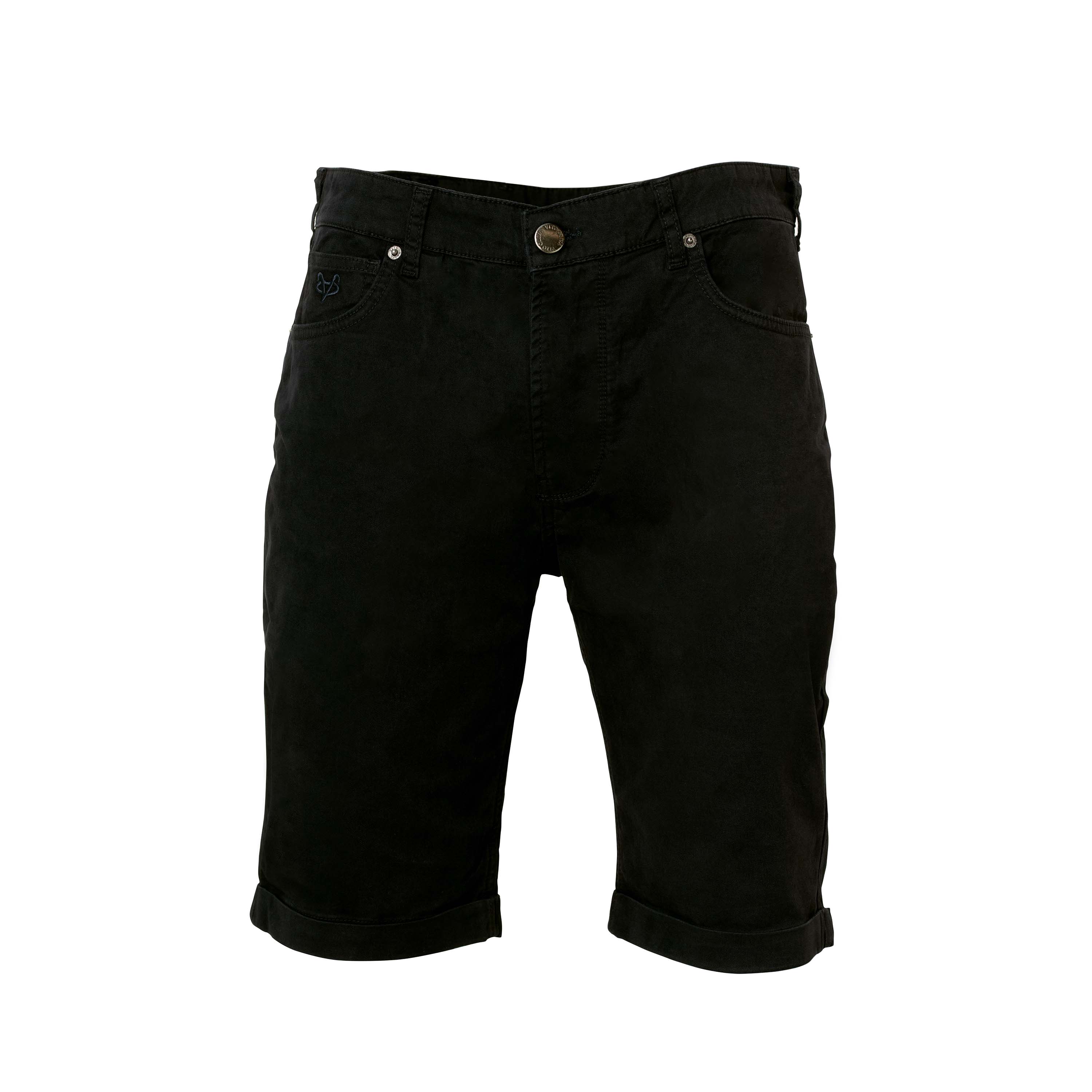 Vito Oliva Classic Chino Shorts - Black - Escape Menswear
