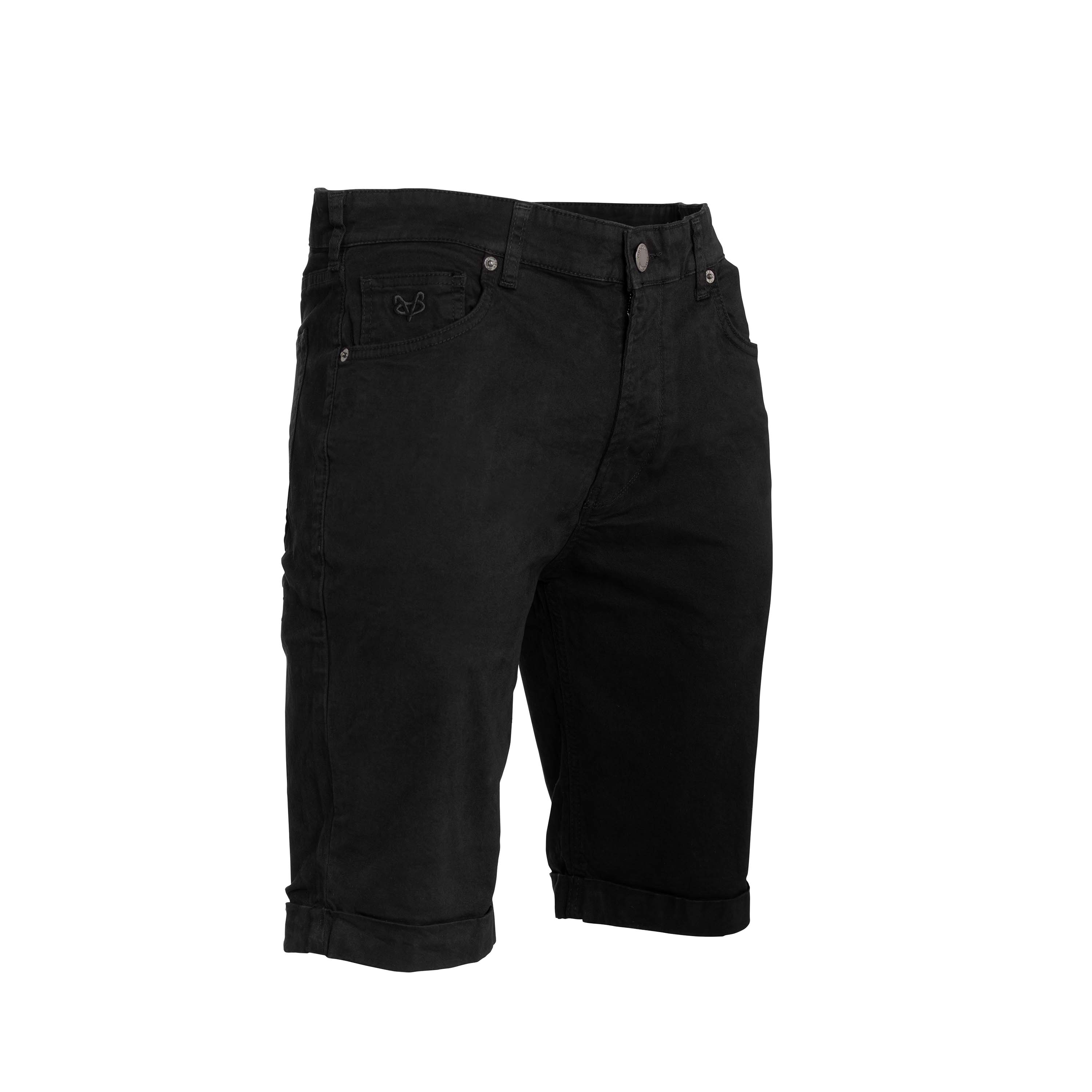 Vito Oliva Classic Chino Shorts - Black - Escape Menswear
