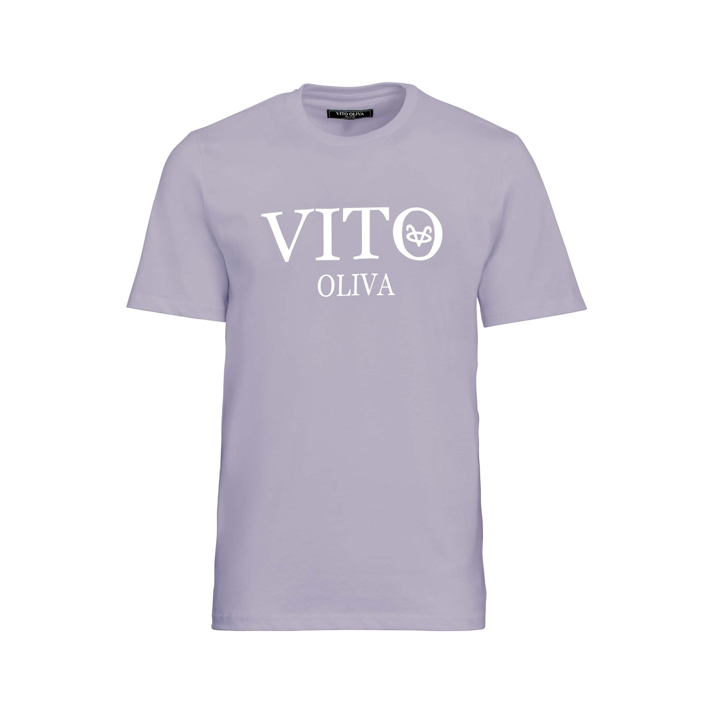 Vito Oliva Classic Logo Extra Slim T-Shirt - 100 Lilac - Escape Menswear