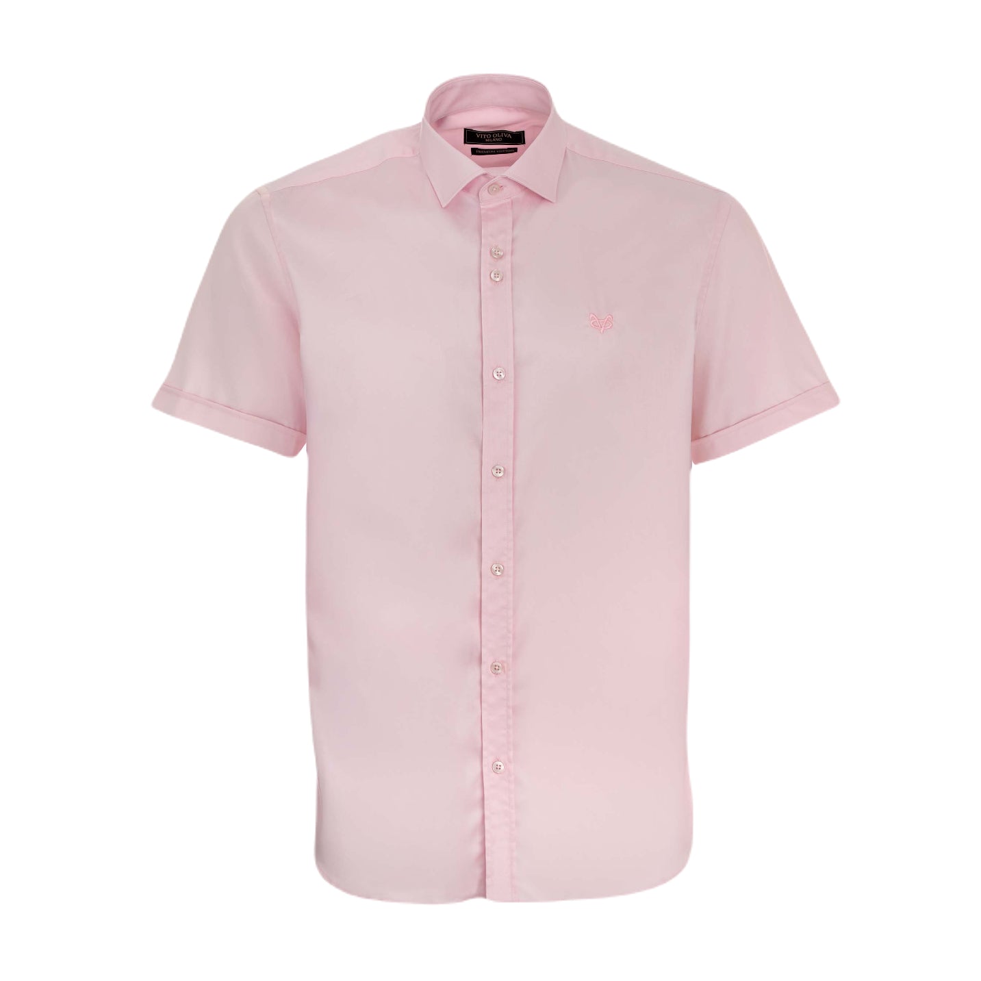 Vito Oliva Classic Short Sleeve Shirt - Pink - Escape Menswear