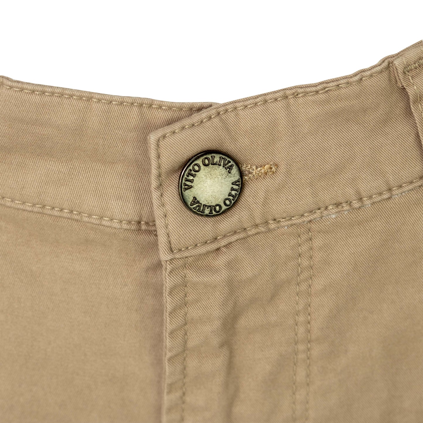 Vito Oliva Classic Twill Pant - Dark Sand - Escape Menswear