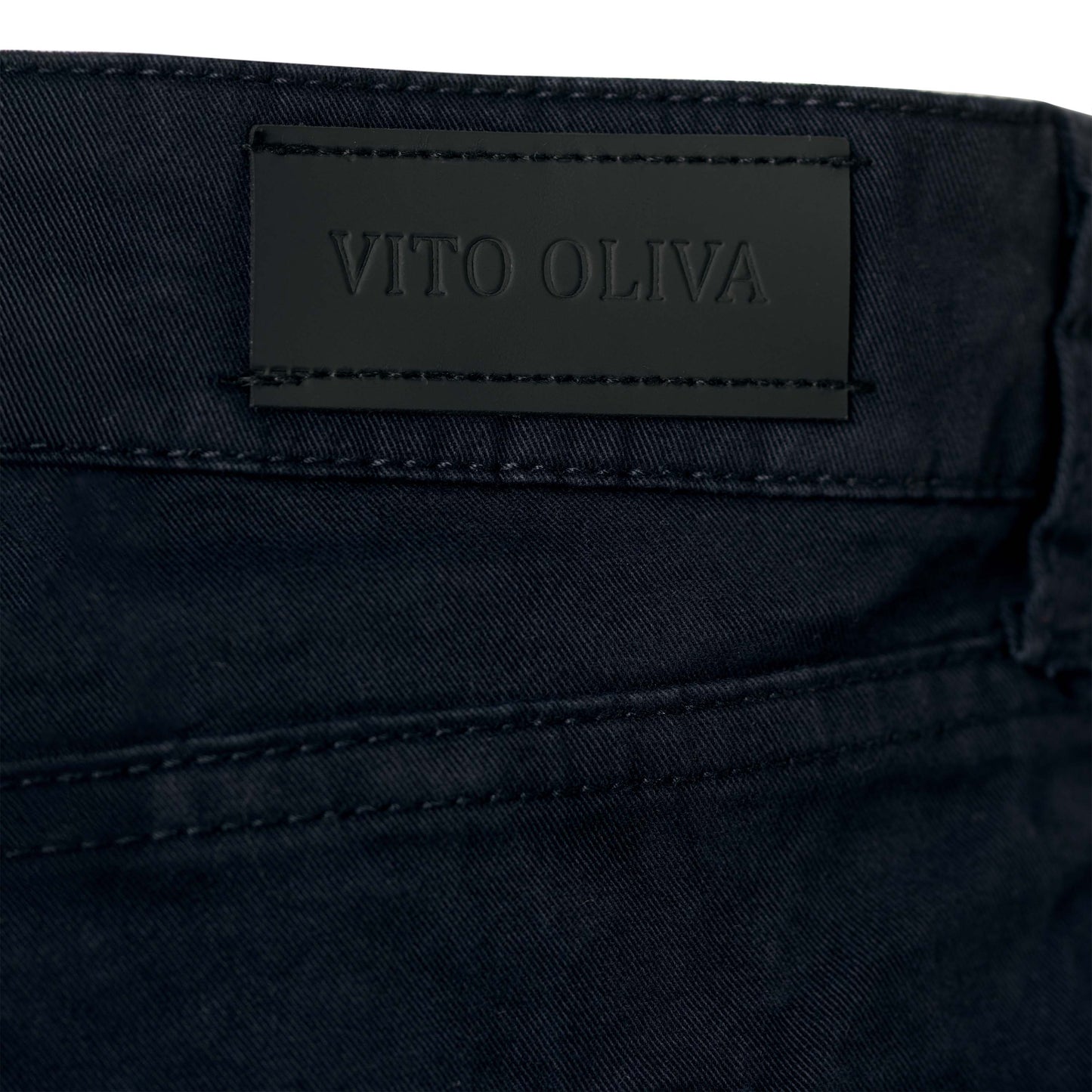 Vito Oliva Classic Twill Pant - Navy - Escape Menswear