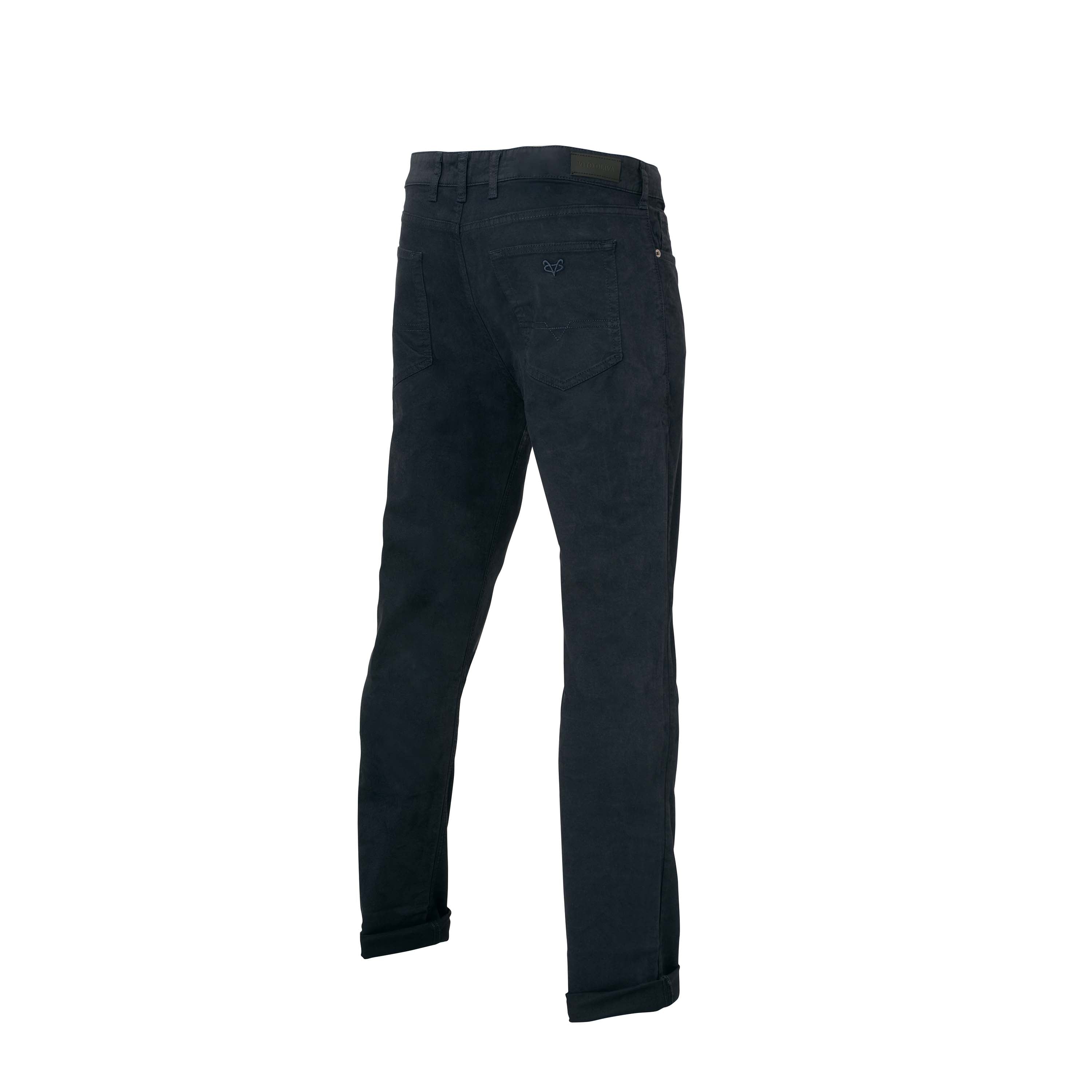Vito Oliva Classic Twill Pant - Navy - Escape Menswear