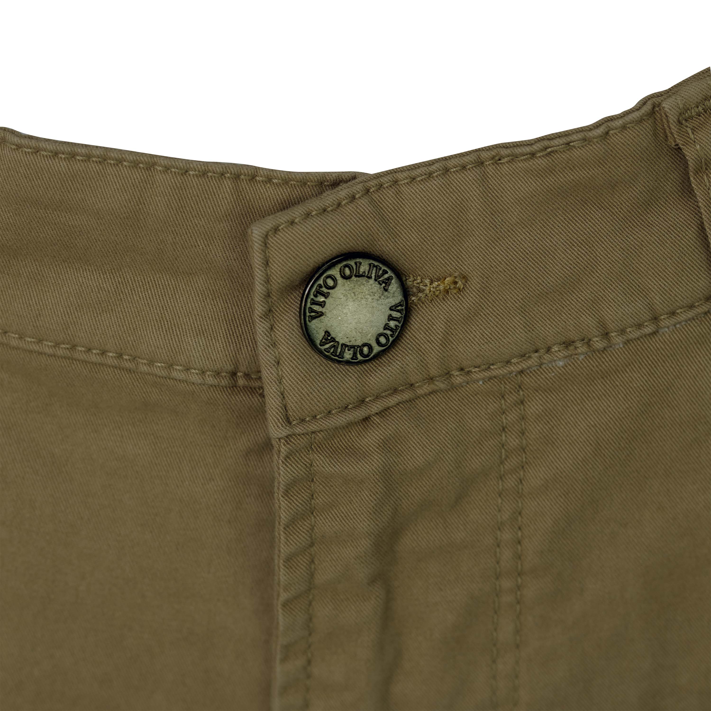 Vito Oliva Classic Twill Pant - Tan - Escape Menswear