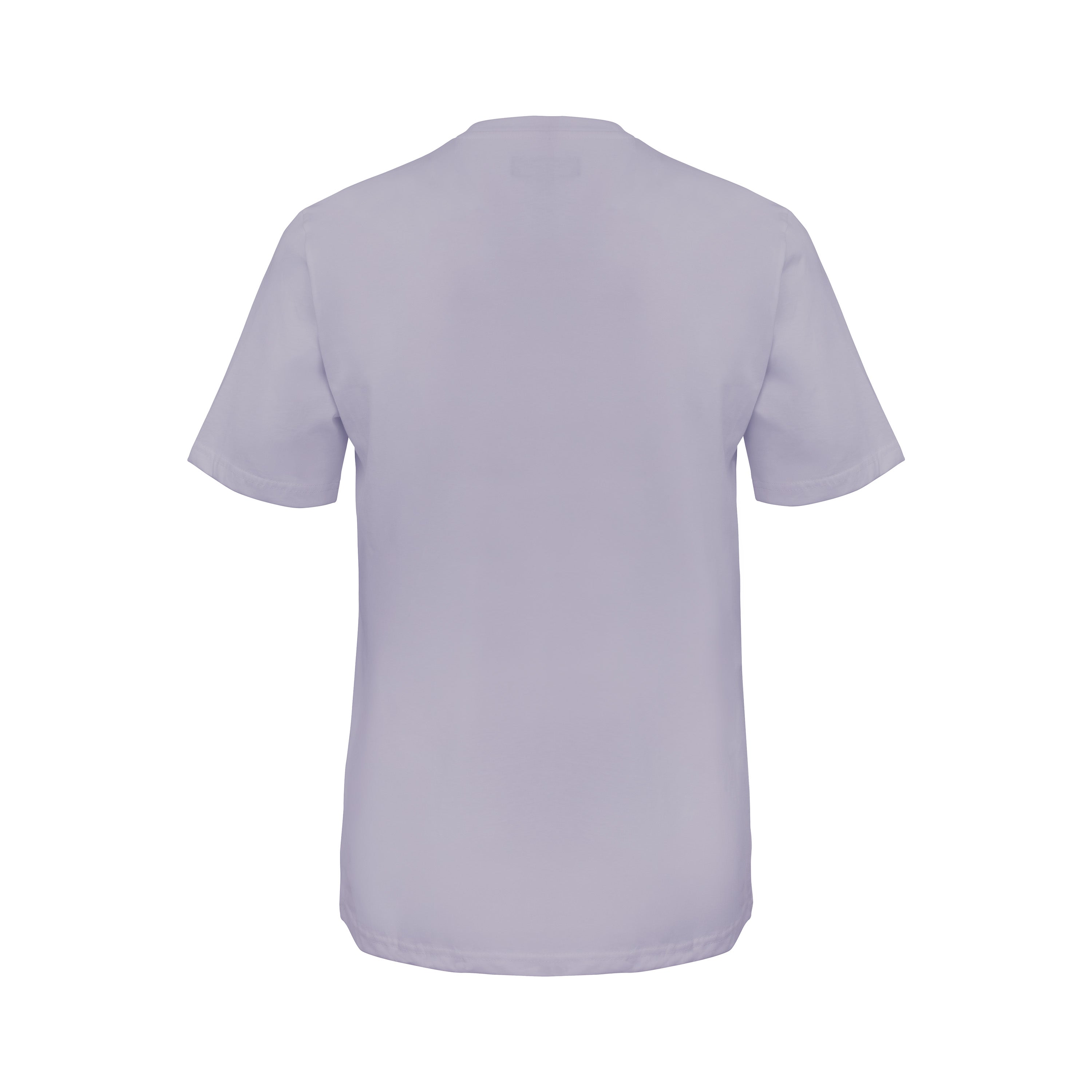 Vito Oliva Hanging Logo Extra Slim T-Shirt - 100 Lilac - Escape Menswear