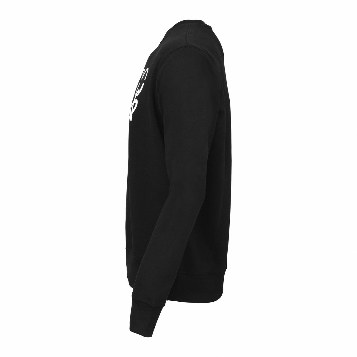 Vito Oliva Hanging Logo Sweatshirt - Black - Escape Menswear