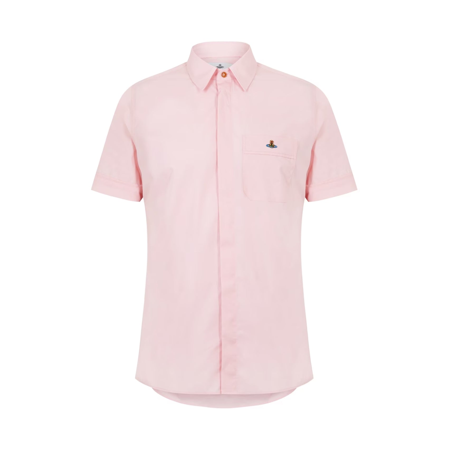 Vivienne Westwood ORB Short Sleeve Shirt - 233 Pink - Escape Menswear