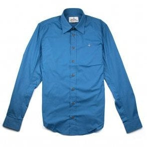 Vivienne Westwood OXWRP Shirt - 505 Blue - Escape Menswear