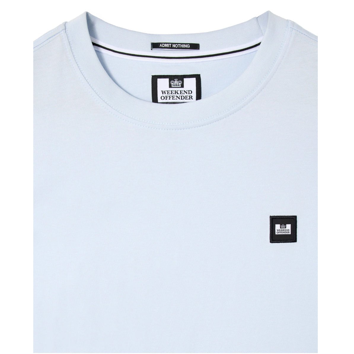 Weekend Offender Brooklands T-Shirt - Sky - Escape Menswear
