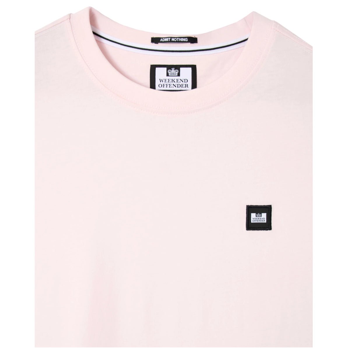 Weekend Offender Brooklands T-Shirt - Soft Pink - Escape Menswear