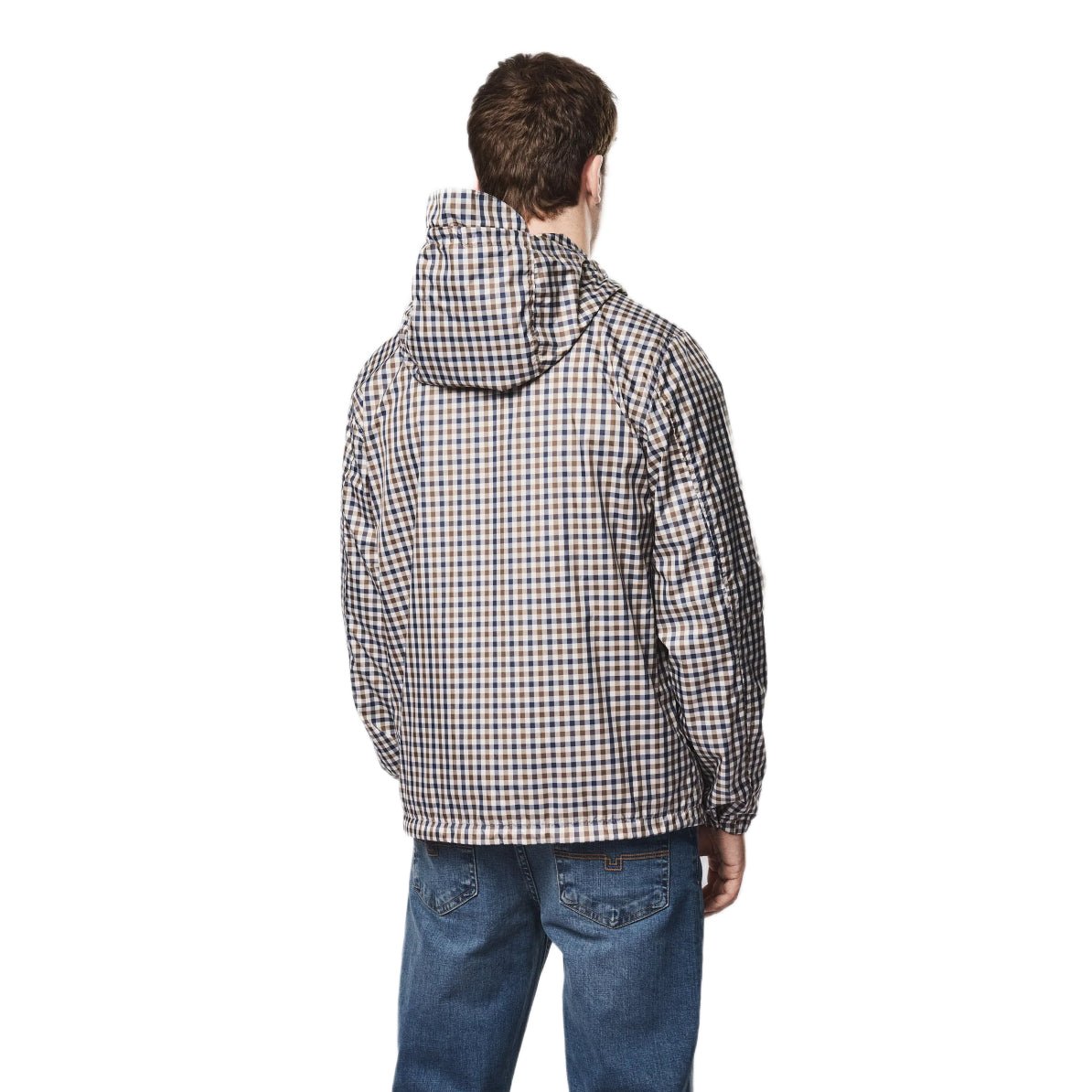 Weekend Offender Campania Windbreaker - Mid House Check - Escape Menswear
