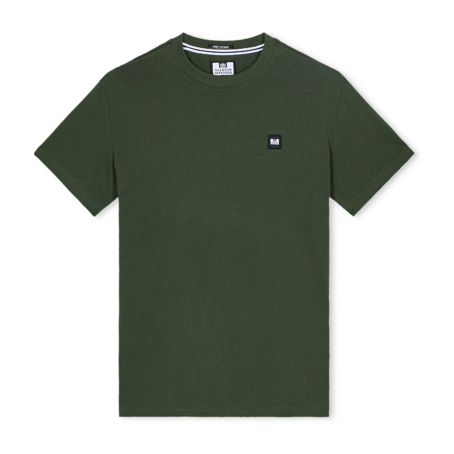 Weekend Offender Cannon Beach T-Shirt - Black Forest Green - Escape Menswear