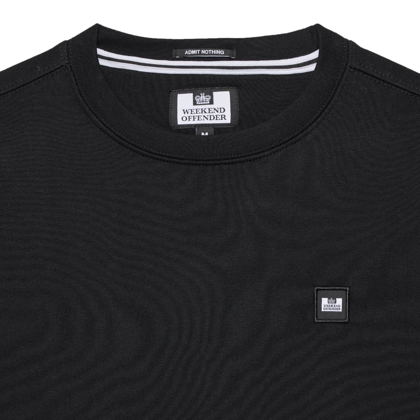 Weekend Offender Ferrer Sweatshirt - Black - Escape Menswear