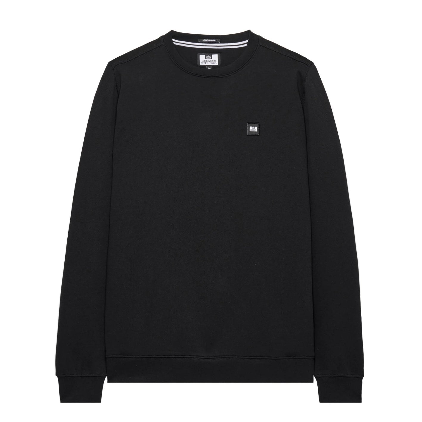 Weekend Offender Ferrer Sweatshirt - Black - Escape Menswear