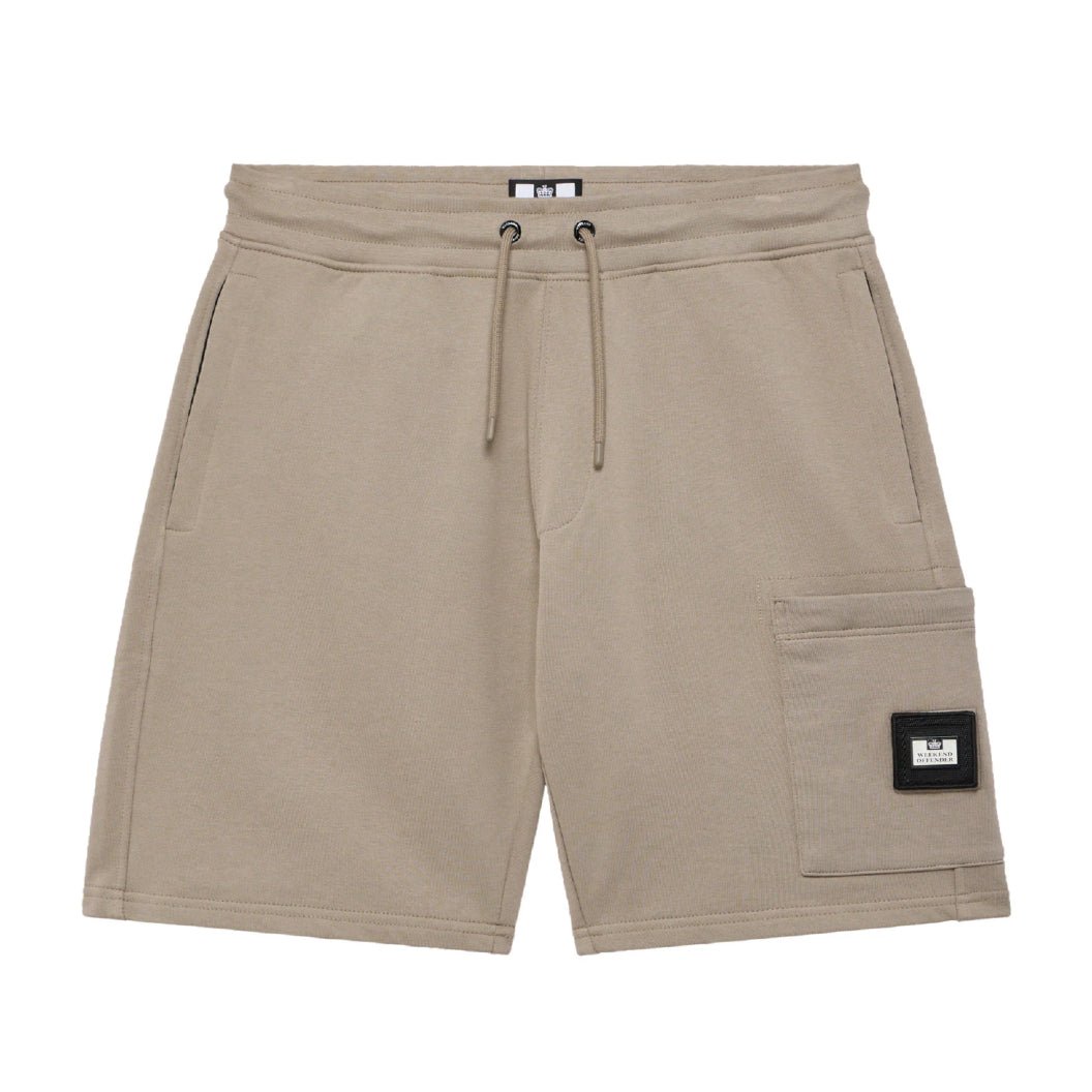 Weekend Offender Hawkins Shorts - Bark Brown - Escape Menswear