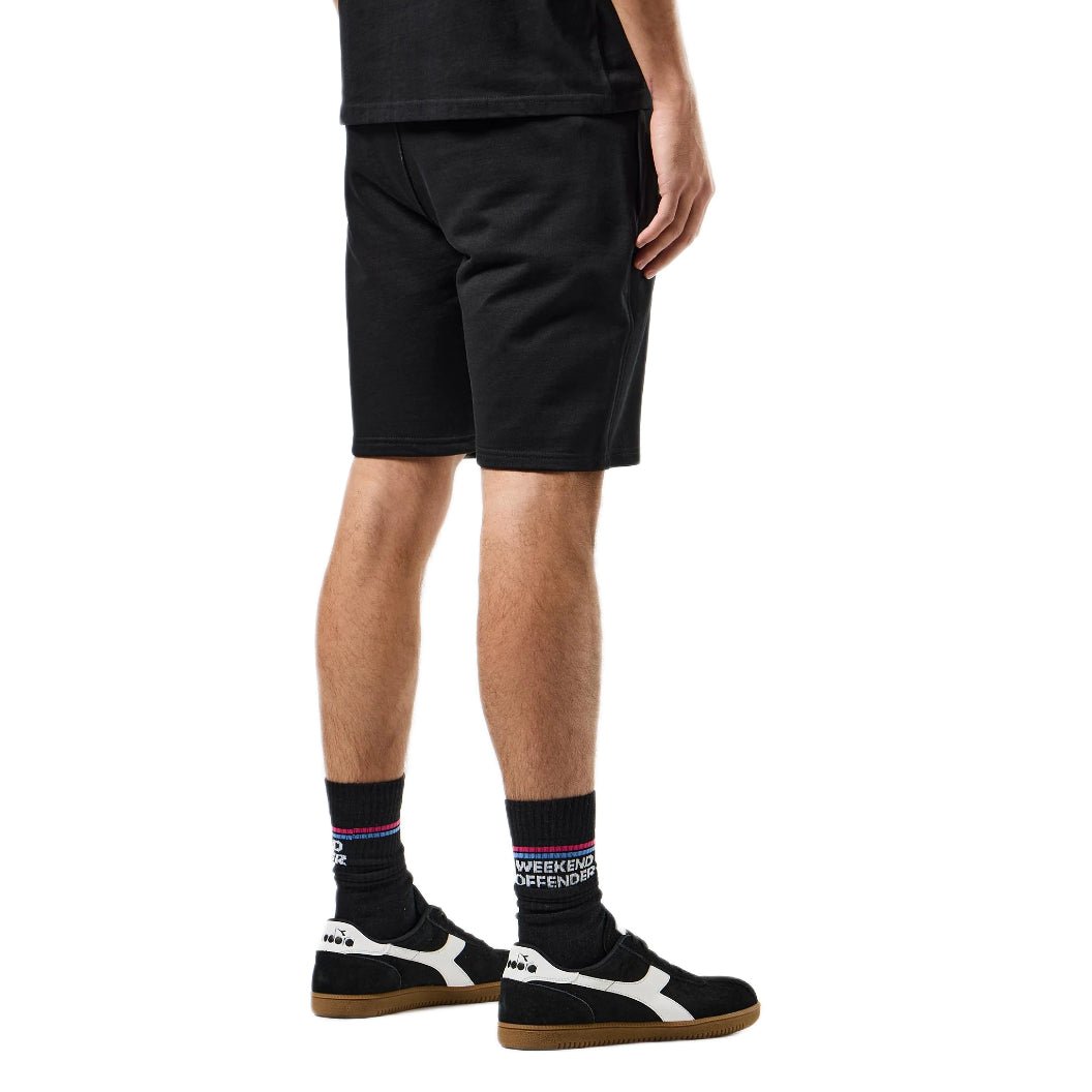Weekend Offender Hawkins Shorts - Black - Escape Menswear