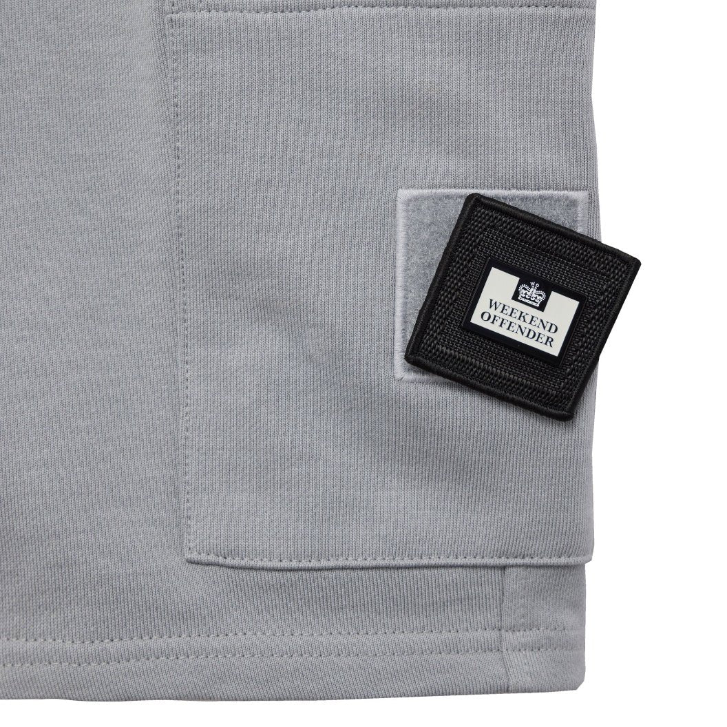 Weekend Offender Hawkins Shorts - Smokey Grey - Escape Menswear