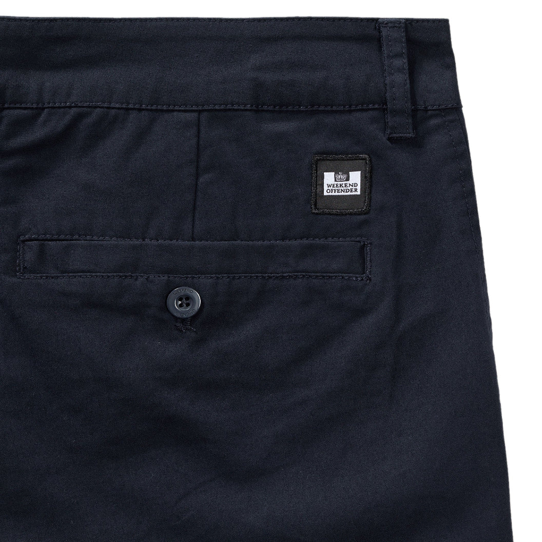 Weekend Offender Ivan Chino Shorts - Navy - Escape Menswear