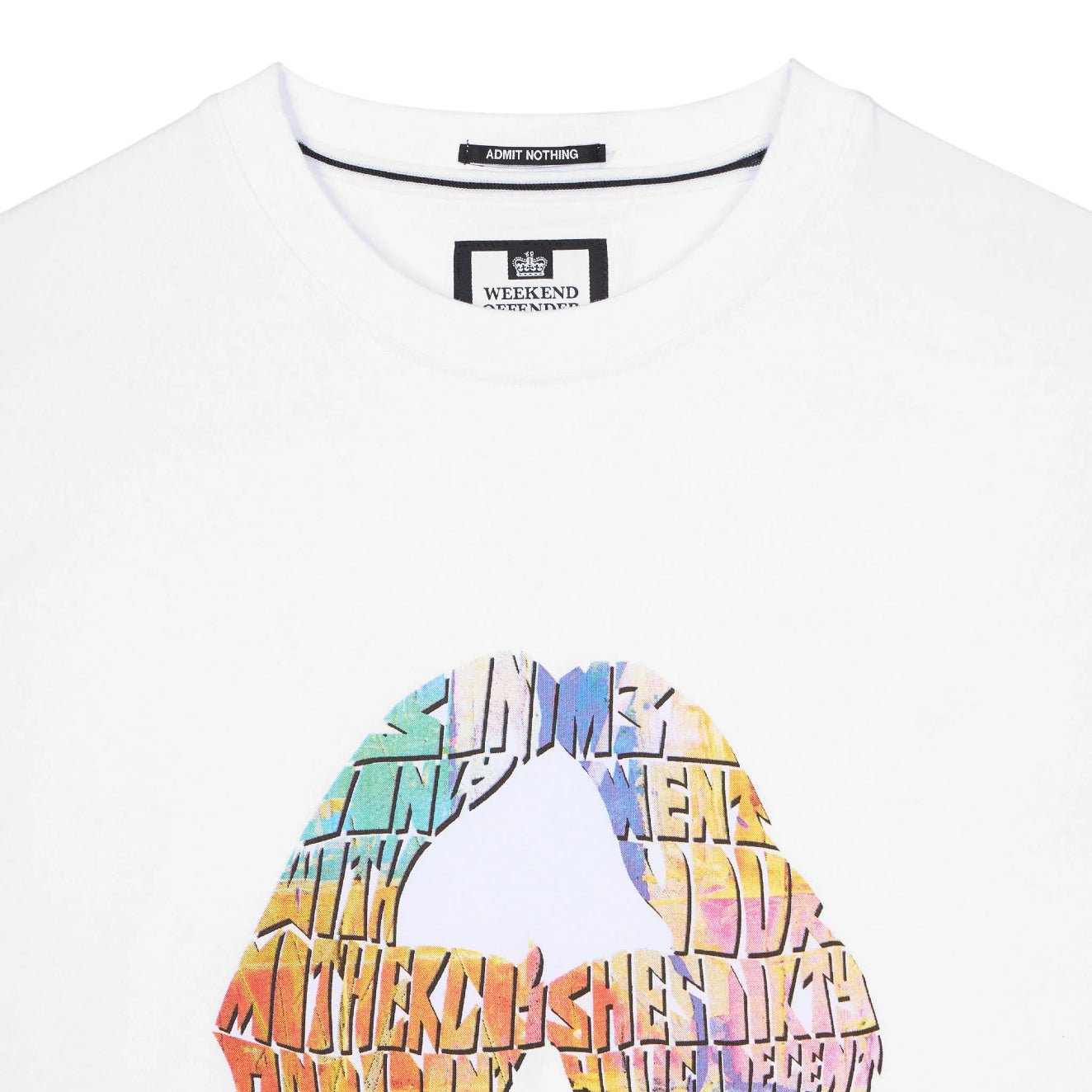 Weekend Offender Kinky Afro T-Shirt - White - Escape Menswear