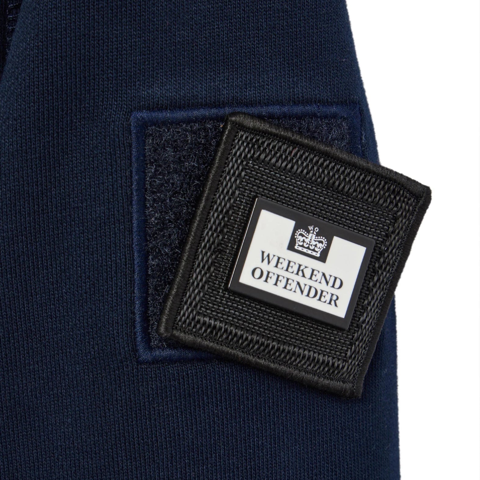 Weekend Offender Kraviz 1/4 Zip Sweatshirt - Navy - Escape Menswear