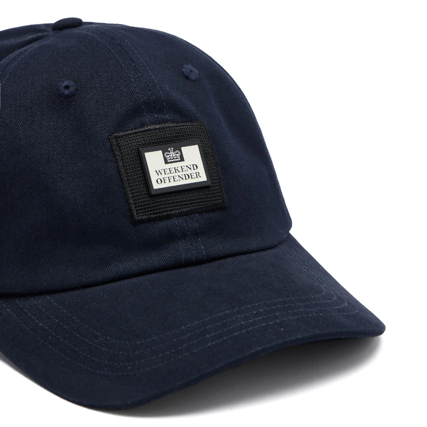 Weekend Offender Louis Baseball Cap - Navy - Escape Menswear