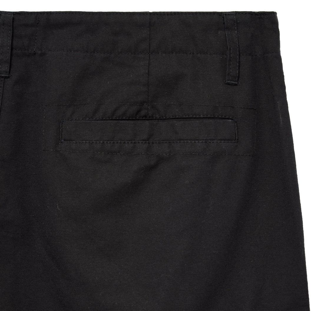 Weekend Offender Mascia Cargo Short - Black - Escape Menswear