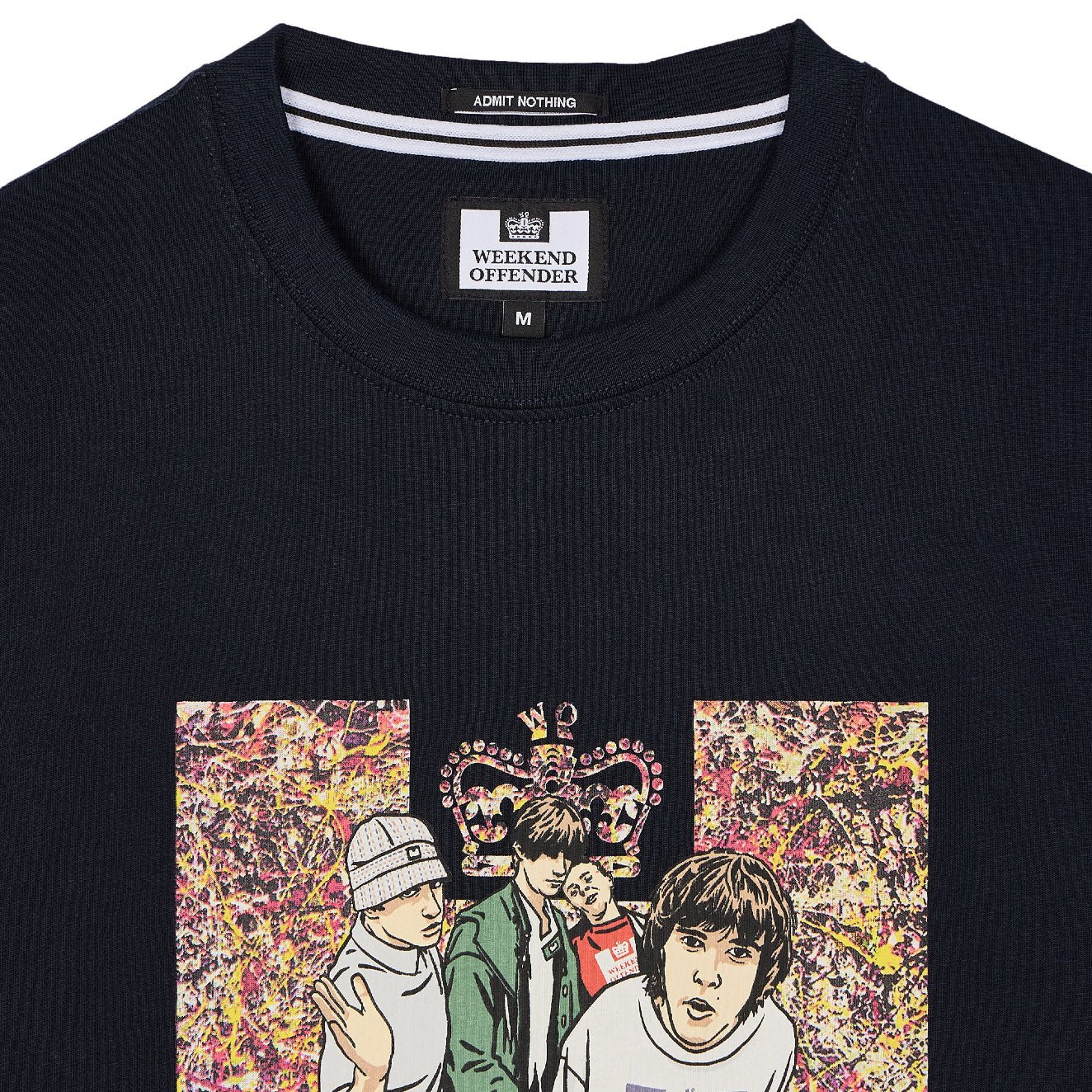 Weekend Offender Number 5 T-Shirt - Navy - Escape Menswear