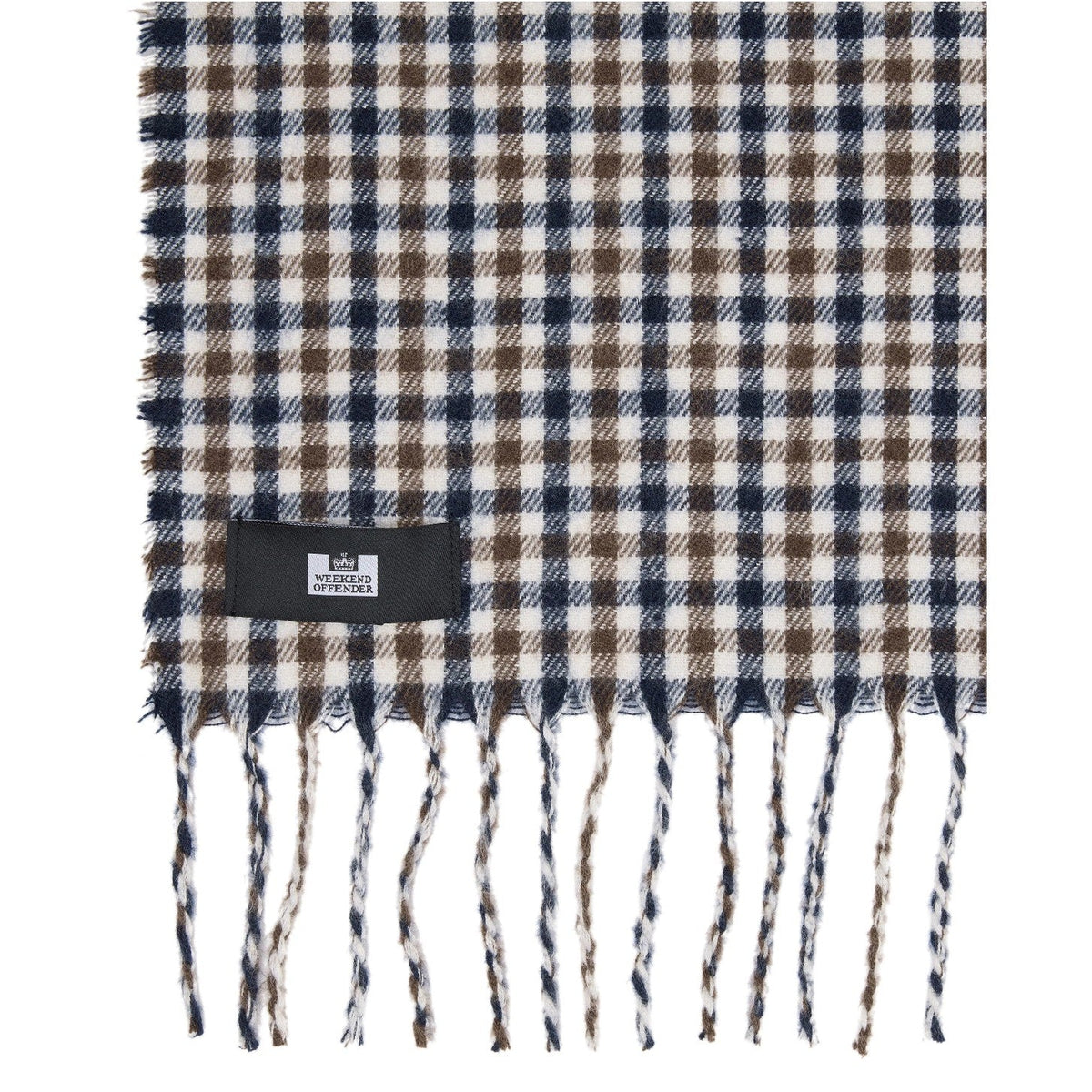 Weekend Offender Nurmagomedov Scarf - Mid House Check - Escape Menswear