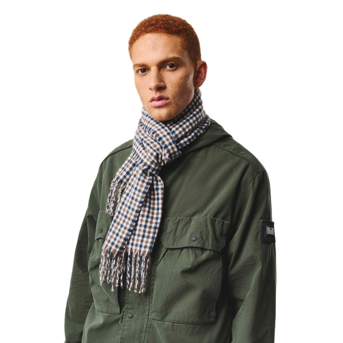 Weekend Offender Nurmagomedov Scarf - Mid House Check - Escape Menswear
