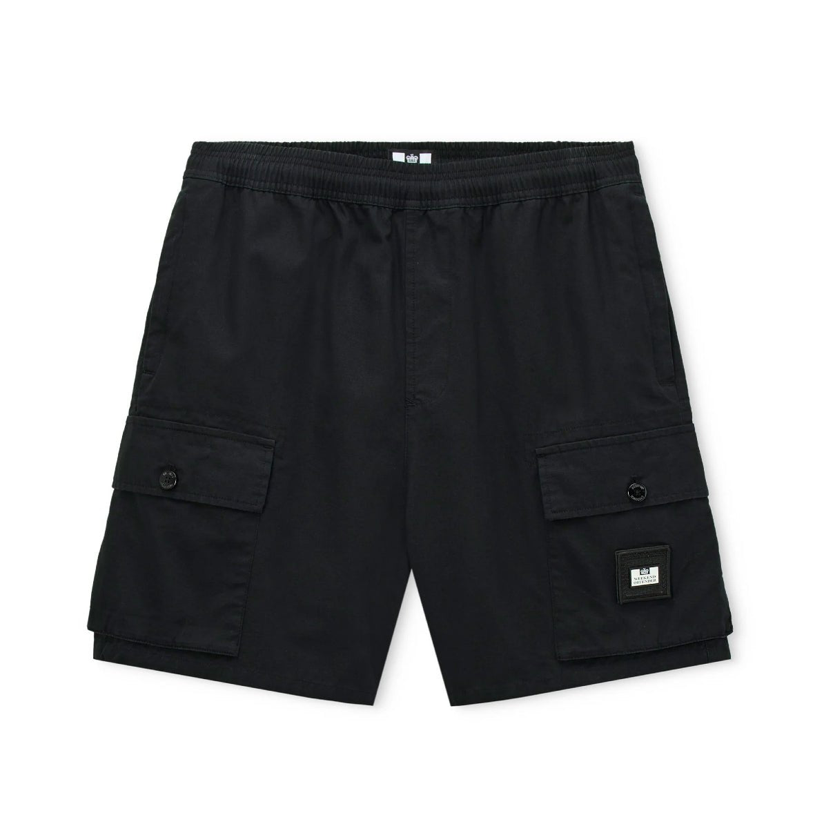 Weekend Offender Scopello Cargo Shorts - Black - Escape Menswear