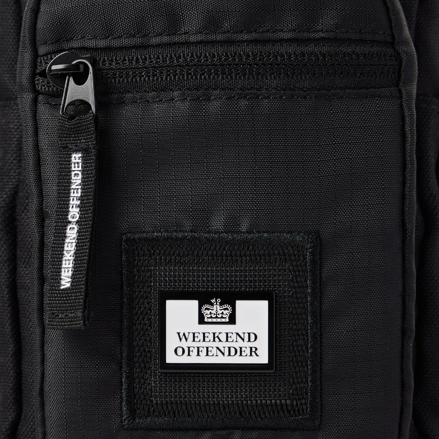 Weekend Offender Small Cross Body Bag - Black - Escape Menswear