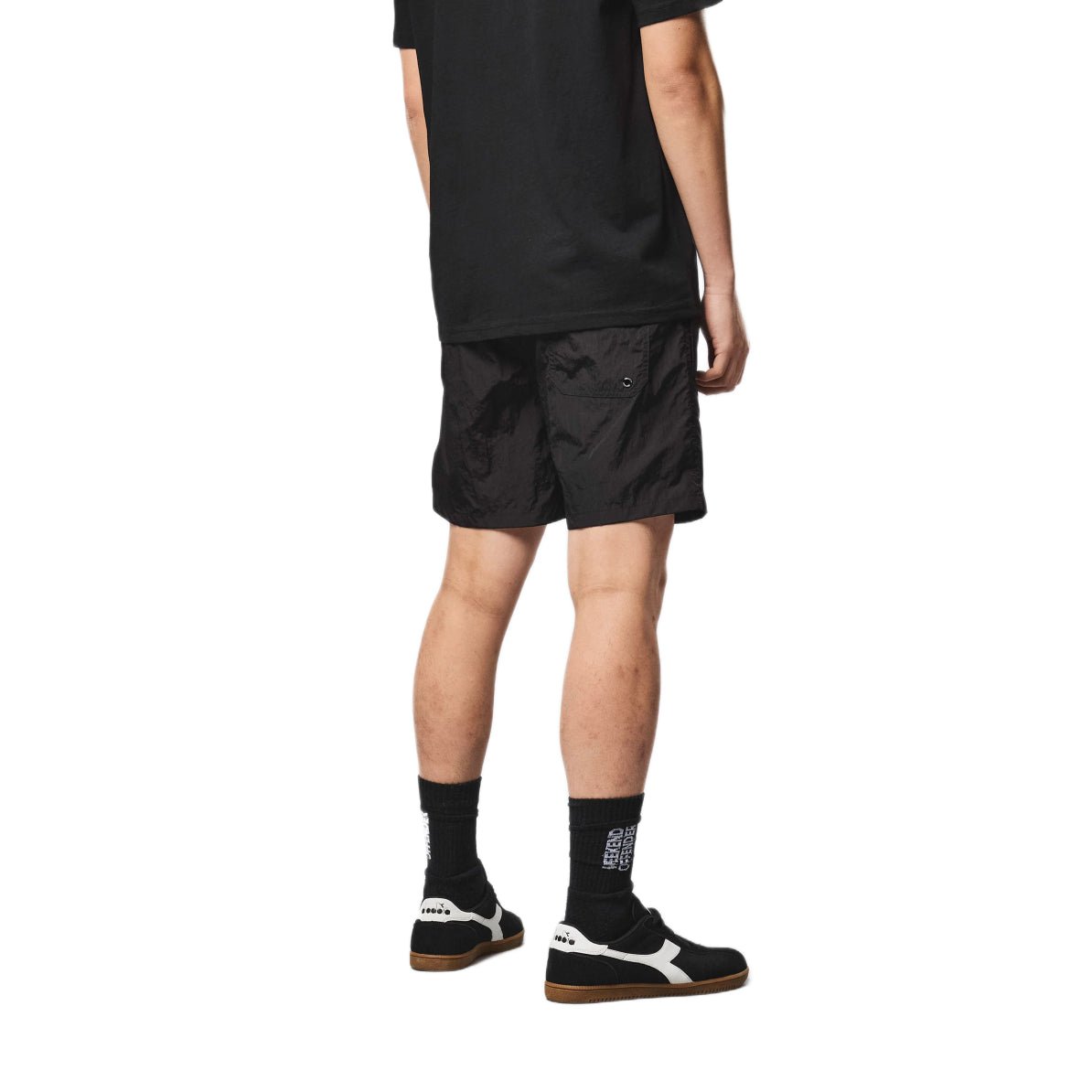 Weekend Offender Stacks Swim Short - Black - Escape Menswear