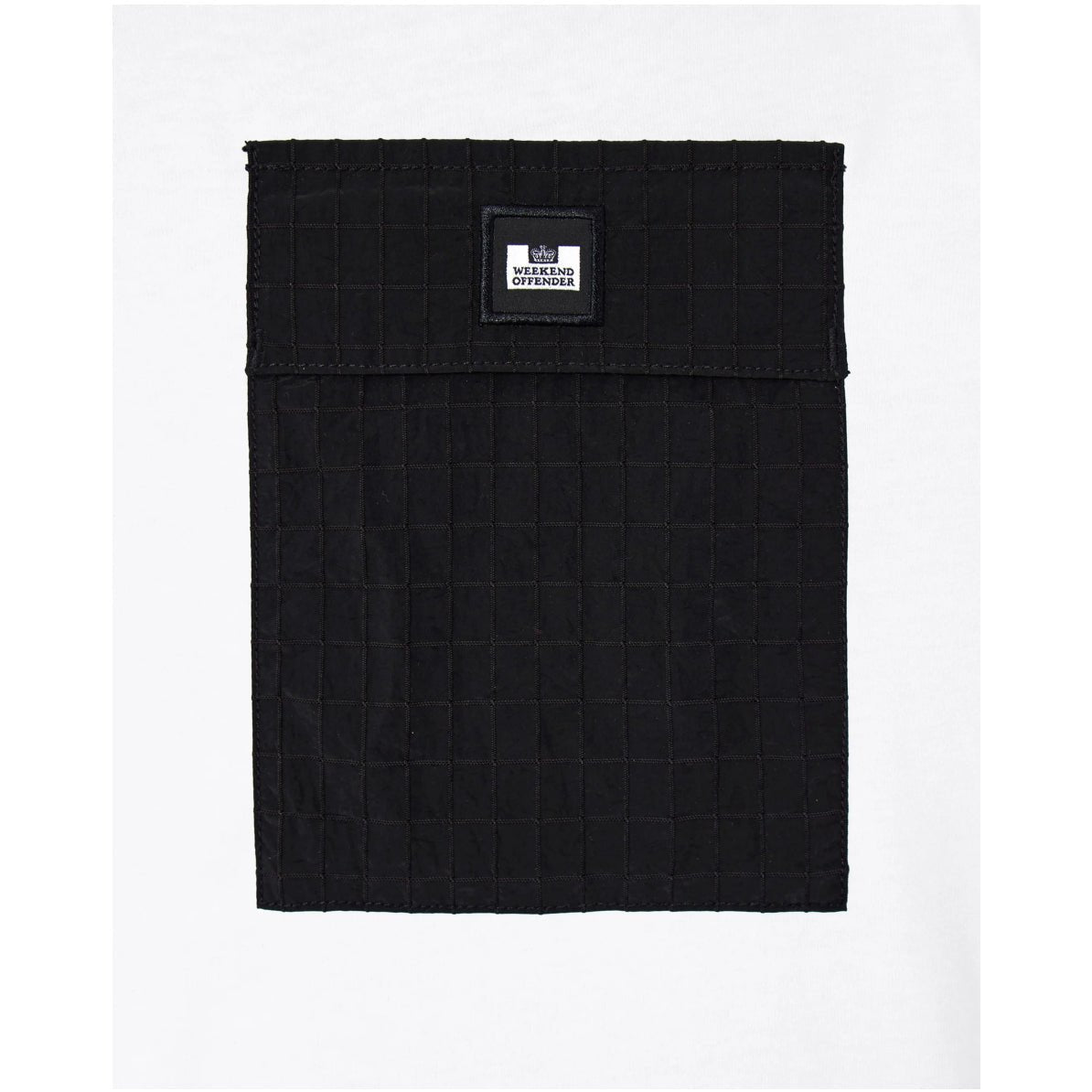 Weekend Offender Stiniva Ripstop T-Shirt - White/Black - Escape Menswear