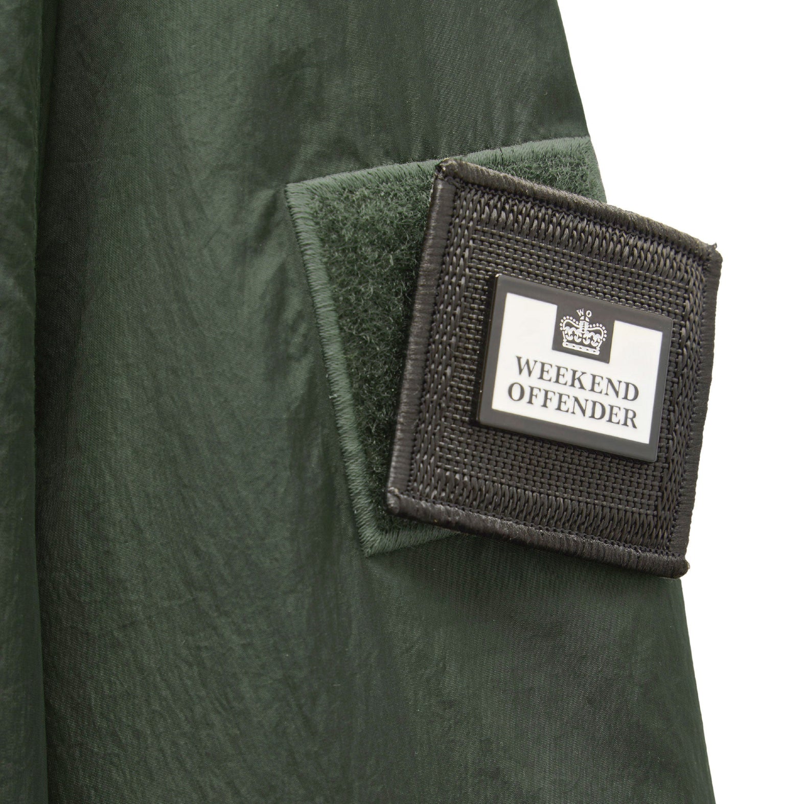 Weekend Offender Technician Fleece Jacket - Black Forest Green - Escape Menswear