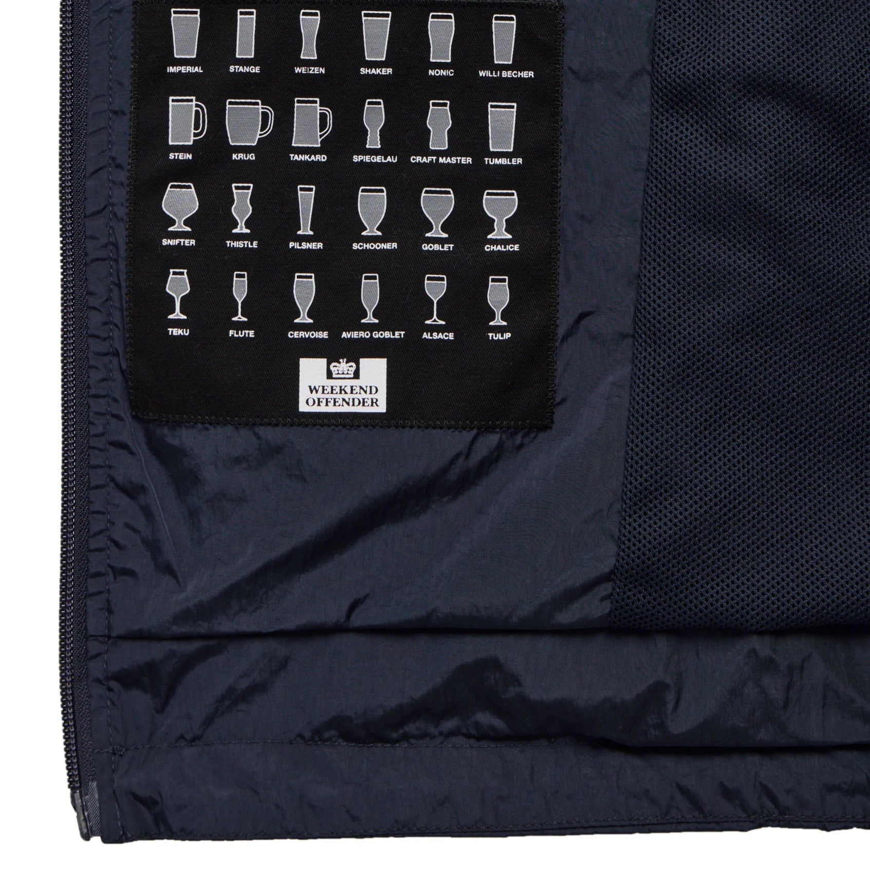 Weekend Offender Technician Jacket - Navy - Escape Menswear