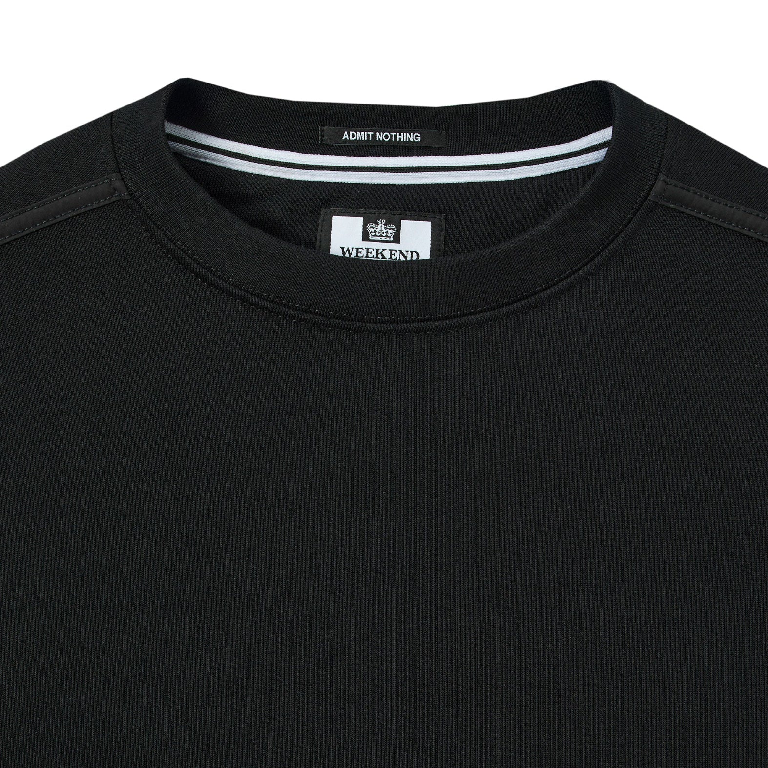 Weekend Offender Thunder Sweatshirt - Black - Escape Menswear