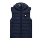 Weekend Offender Toronto Hooded Gilet - Navy - Escape Menswear