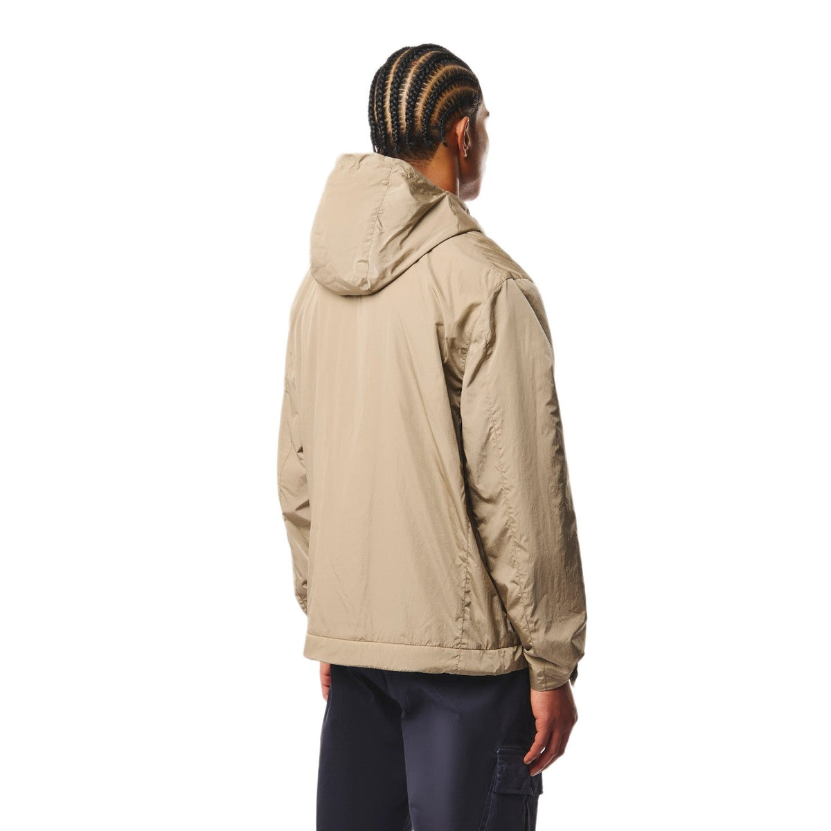 Weekend Offender Tralee Windbreaker Jacket - Rock - Escape Menswear